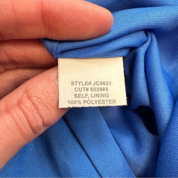 Anthropologie Eva Franco Women's Blue Fit & Flare A Line Full Skirt Dress 4 NWT - Picture 7 of 13